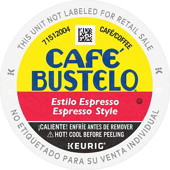 Café Bustelo Coffee Espresso Style K-Cups, Dark Roast, 80 ct. - Image 3