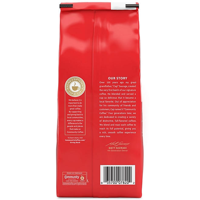 Community Coffee Breakfast Blend Ground Coffee, 40 oz. - Image 8