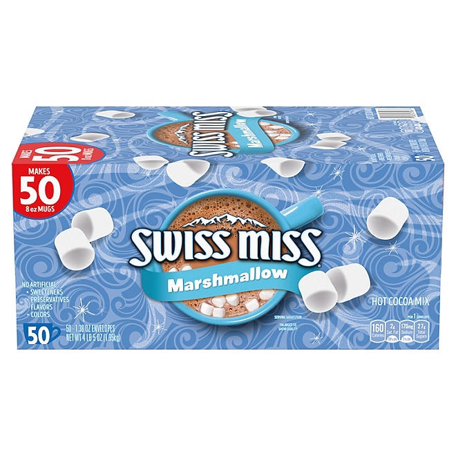 Swiss Miss Marshmallow Hot Cocoa Mix, 1.38 oz., 50 ct. - Image 2
