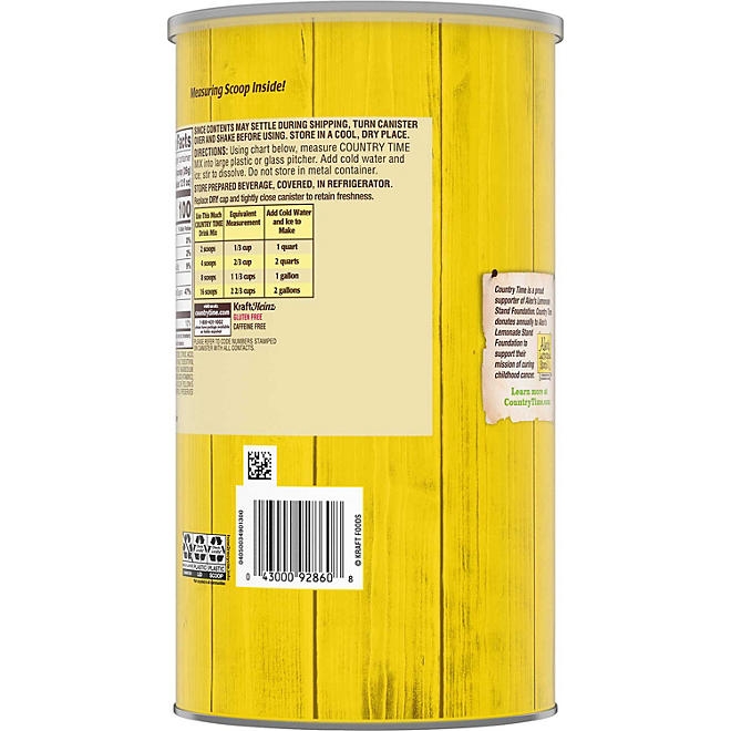 Country Time Powdered Lemonade Drink Mix 82.5 oz. - Image 5