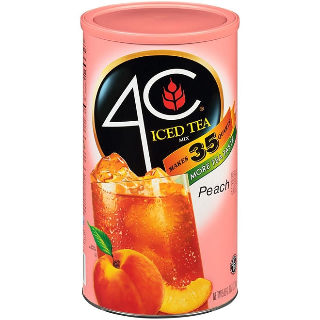 4C Peach Iced Tea Mix, 82.6 oz. - Image 2