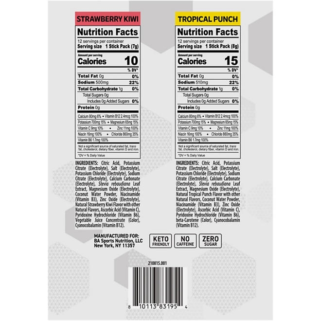 BODYARMOR Flash I.V. Electrolyte Powder Sticks Variety Pack 24 pk. - Image 5