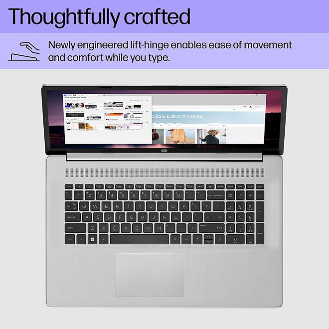 HP 17.3" Windows Laptop - Full HD IPS Screen - Intel Core i7 - 16GB RAM - 512GB SSD - 2-Year HP Care Pack Warranty with 2-Year Accidental Damage Protection - Image 4