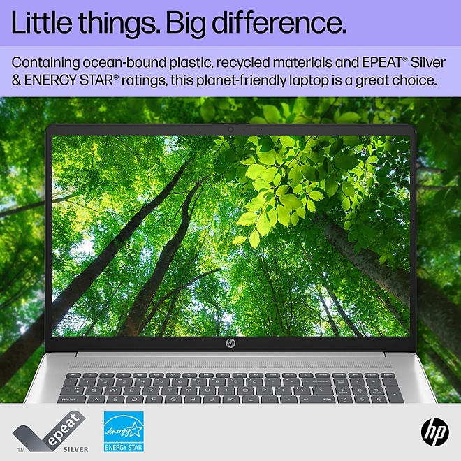 HP 17.3" Windows Laptop - Full HD IPS Screen - Intel Core i7 - 16GB RAM - 512GB SSD - 2-Year HP Care Pack Warranty with 2-Year Accidental Damage Protection - Image 7