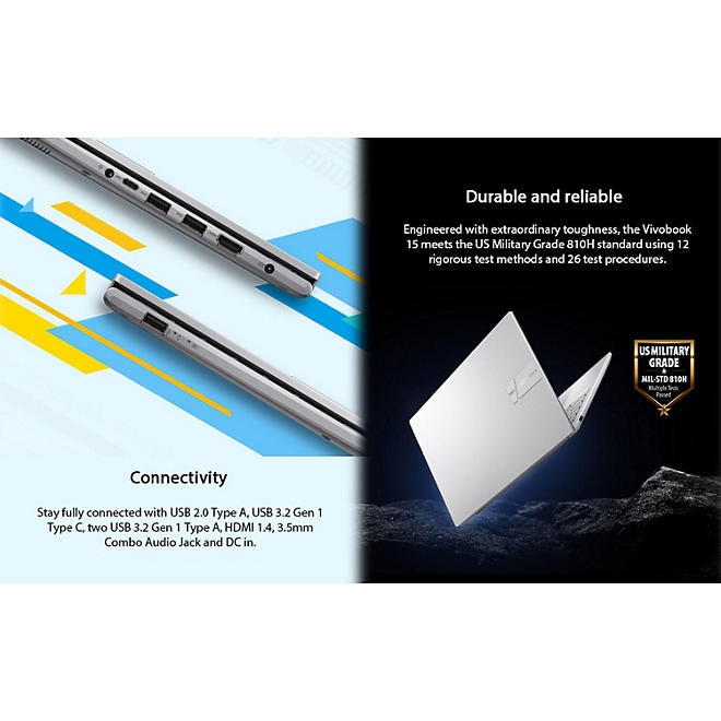 ASUS Vivobook 15.6" FHD Windows Laptop | Intel Core i5 | 12GB RAM | 512GB SSD | 2-Yr Warranty + 1-Yr Accidental Damage Protection - Image 10