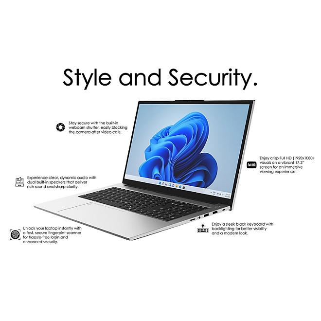 Gateway 17.3" FHD IPS Window Laptop | AMD Ryzen 5 | 8GB RAM | 256GB SSD | 2-Year Limited Warranty - Image 5