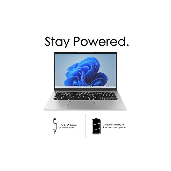 Gateway 17.3" FHD IPS Window Laptop | AMD Ryzen 5 | 8GB RAM | 256GB SSD | 2-Year Limited Warranty - Image 7