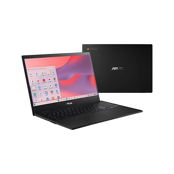 ASUS Chromebook CX1, 15.6" FHD NanoEdge Display, Intel Celeron N4500 Processor, 128GB eMMC Storage, 4GB RAM, ChromeOS, Mineral Gray, CX1500CKA-SS48F - Image 2