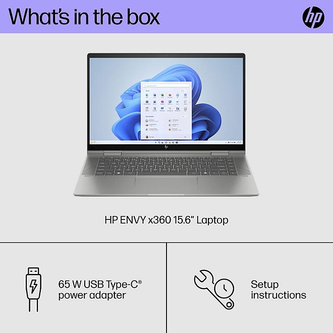 HP ENVY X360 15.6" FHD Convertible Touchscreen Windows Laptop | 16GB RAM | 1TB SSD | 2-Yr Warranty + 2-Yr Accidental Damage Protection - Image 9