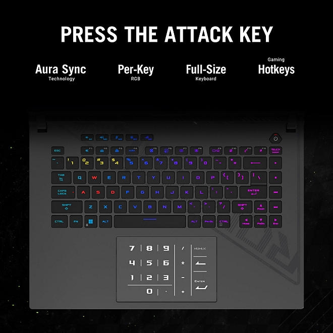 ASUS ROG Strix G16 2023 Gaming Laptop, 16&rdquo 16:10 FHD 165Hz, GeForce RTX 4070, Intel Core i7-13650HX, 16GB DDR5, 1TB PCIe SSD, Wi-Fi 6E, Windows 11 Home, G614JI-SS74 - Image 9