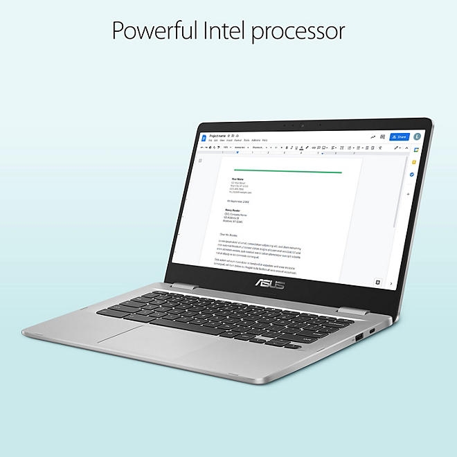 ASUS 14" Chromebook | Intel® Celeron® Processor | 4GB RAM | 64GB Storage | Chrome OS | 2-Year Warranty + 1-Year Accidental Damage Protection - Image 5