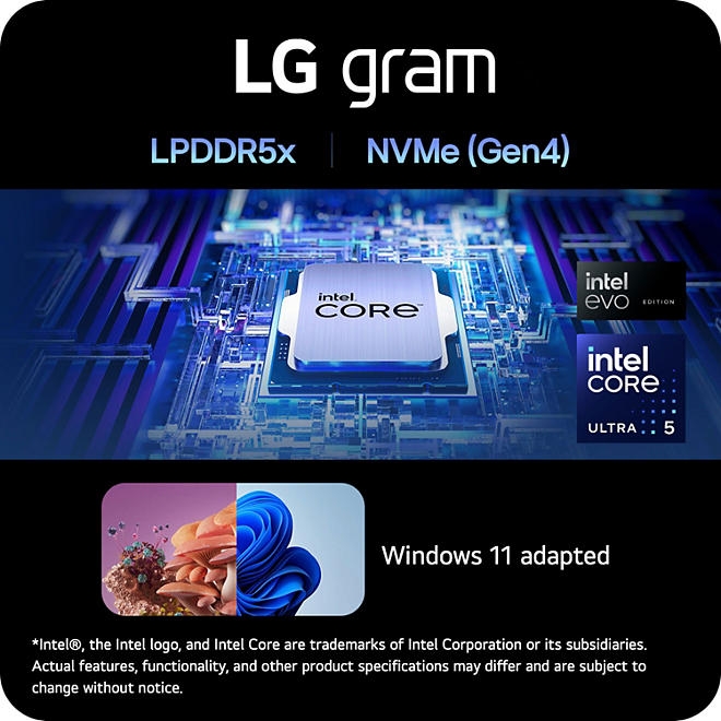 LG Gram 17" WQXGA IPS Windows 11 Laptop | Intel Ultra 7 | 16GB RAM | 512GB SSD - Image 3