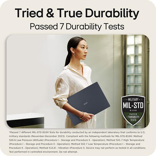 LG Gram 17" WQXGA IPS Windows 11 Laptop | Intel Ultra 7 | 16GB RAM | 512GB SSD - Image 7