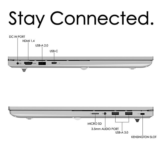 Gateway 17.3" FHD Windows 11 Laptop | Intel Processor | 4GB RAM | 128GB eMMC | 1-Year M365 Subscription | 2-Year Limited Warranty - Image 8