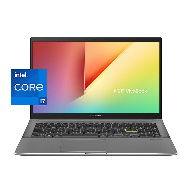 ASUS VivoBook S15 S533 Thin and Light Laptop - 15.6" FHD Display - Intel Core i7-1165G7 - 8GB DDR4 - 512GB PCIe SSD - Fingerprint Reader - Wi-Fi 6 - Windows OS - Image 9