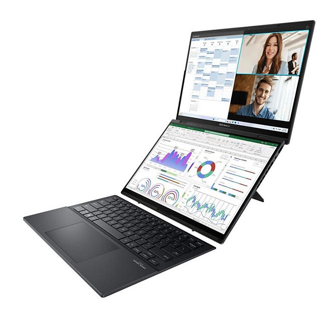 ASUS Zenbook DUO 14" WUXGA OLED Dual Touchscreen Windows Laptop | Intel Core Ultra 9 185H | 16GB RAM | 1TB SSD | 2-Year Warranty + 1-Year Accidental Damage Protection - Image 3