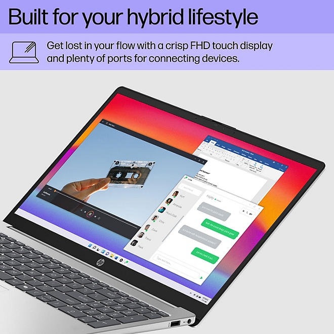 HP 15.6" FHD Windows 11 Touchscreen Laptop | Intel Core i5 | 8GB RAM | 512GB SSD | 2-Year HP Care Pack w/Accidental Damage Protection - Image 7