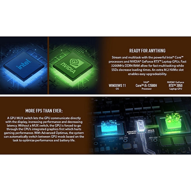 ASUS TUF Gaming F15 Laptop - 15.6" FHD 144Hz Display - Intel® Core&trade i5-12500H - 8GB RAM - 512GB Storage - NVIDIA® GeForce RTX&trade 3050 - Windows 11 - FX507ZC-RS51 - Image 9