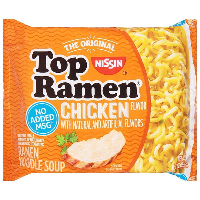 Nissin Top Ramen Chicken Noodle Soup, 3 oz., 24 pk. - Image 4