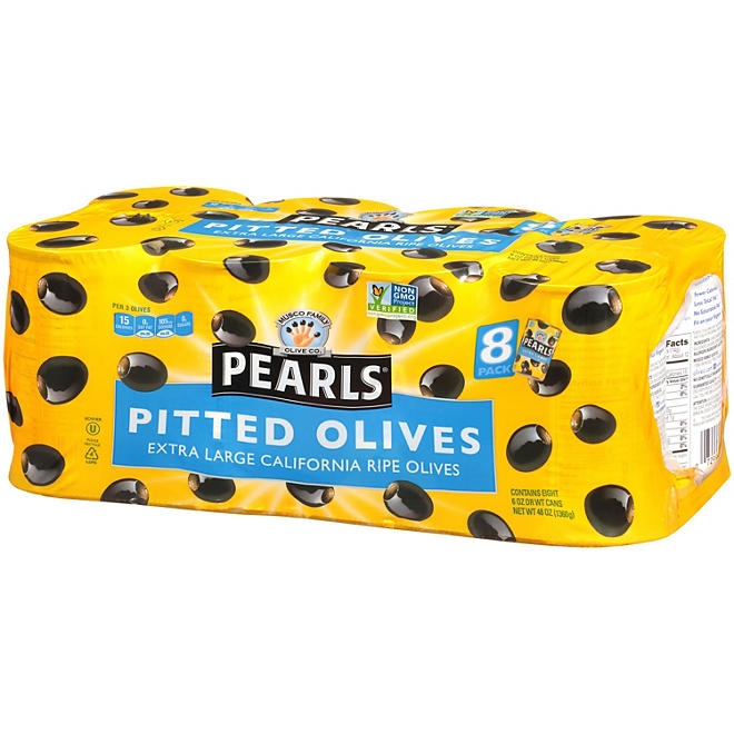 Pearls Extra-Large Pitted Olives, 6 oz., 8 pk. - Image 4