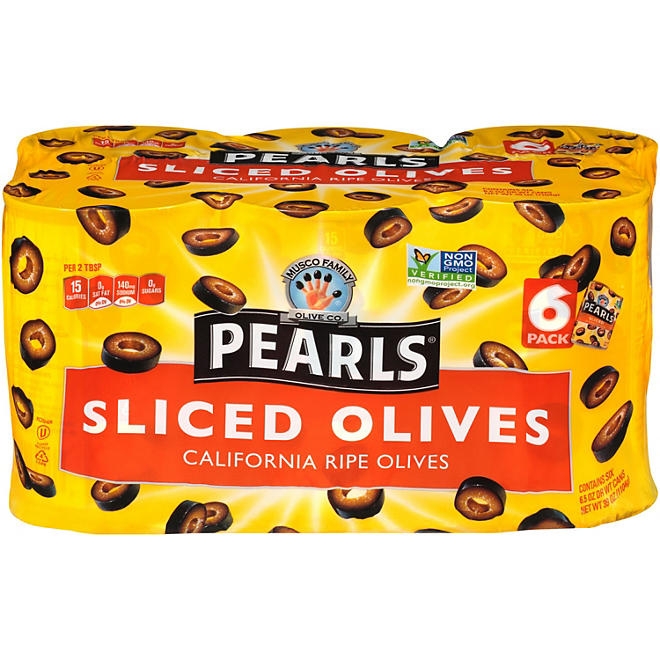 Pearls Sliced Olives, 6.5 oz., 6 pk. - Image 2