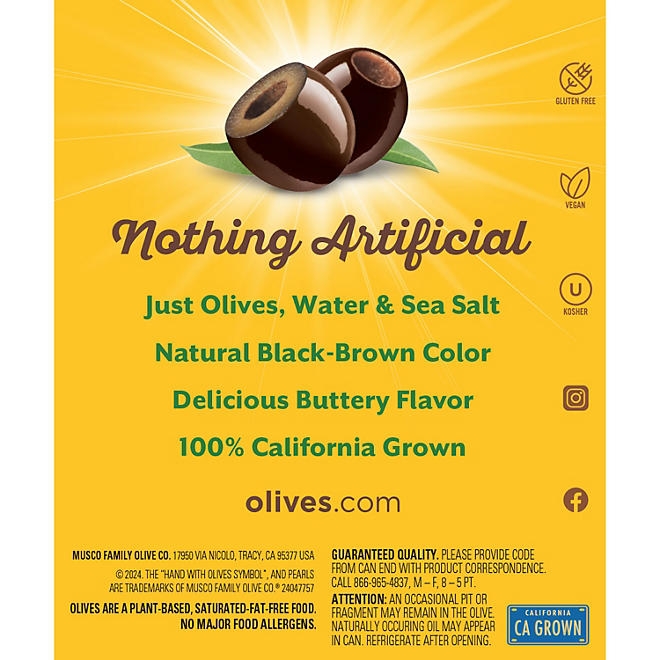 Pearl's Pitted Black Olives To Go Cups, 1.2 oz., 16 pk. - Image 4