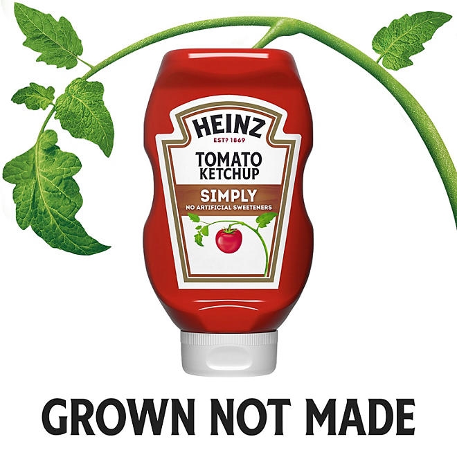 Heinz Simply Tomato Ketchup, 44 oz., 2 pk. - Image 11