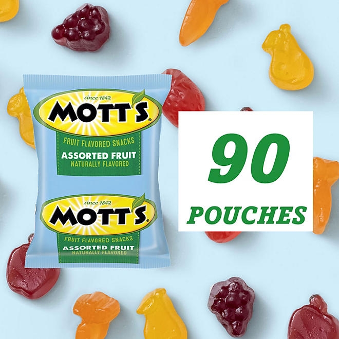 Mott's Assorted Fruit Flavored Snacks, 0.8 oz., 90 pk. - Image 5
