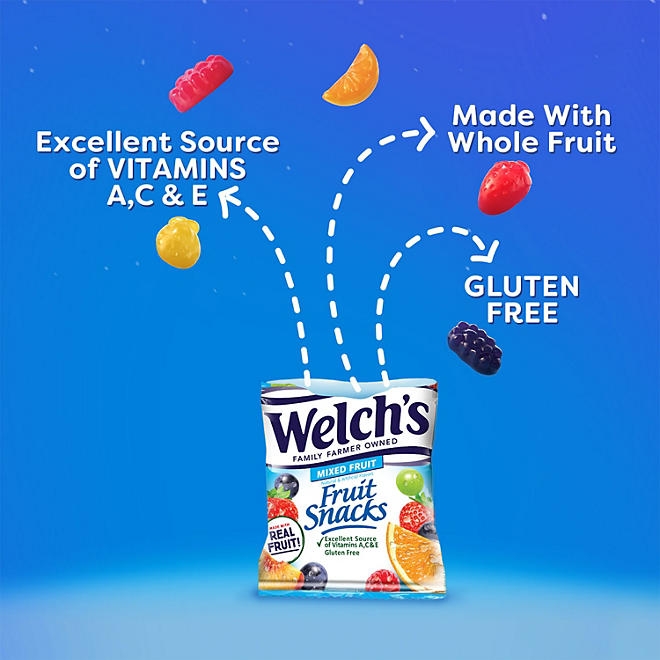Welch's Mixed Fruit Fruit Snack, 0.8 oz, 90 pk. - Image 4