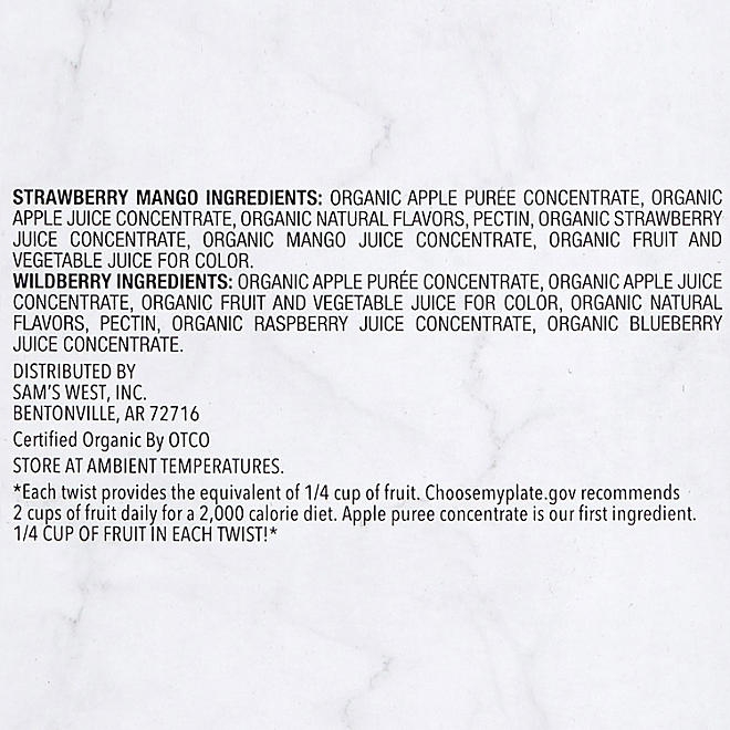 Member's Mark Organic Fruit Twist, Variety Pack, 0.63 oz., 24 pk. - Image 4