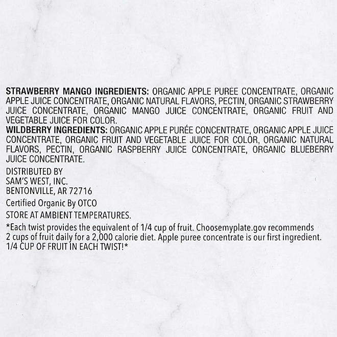 Member's Mark Organic Fruit Twist, Variety Pack, 0.63 oz., 24 pk. - Image 5