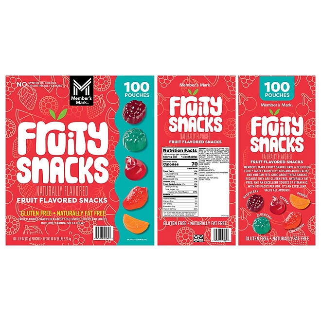 Member's Mark Fruity Snacks, 0.8 oz., 100 pk. - Image 3