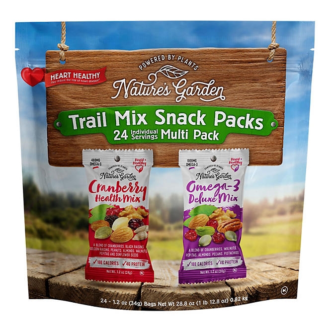 Nature's Garden Trail Mix Snack Packs, 1.2 oz., 24 pk. - Image 2
