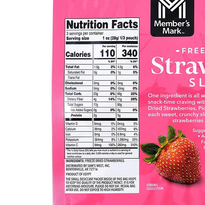 Member's Mark Freeze Dried Strawberry Slices, 3 oz. - Image 9