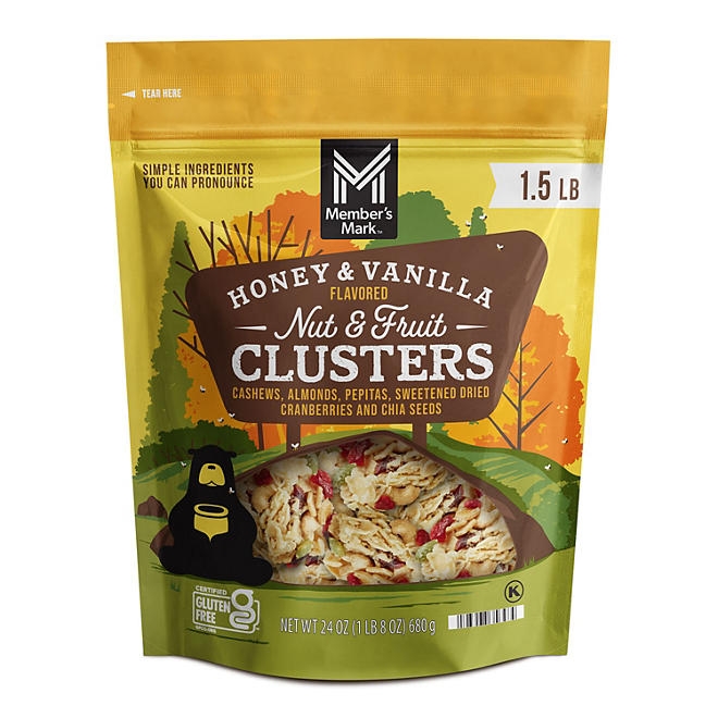 Member's Mark Honey Vanilla Nut and Fruit Clusters, 24 oz. - Image 2