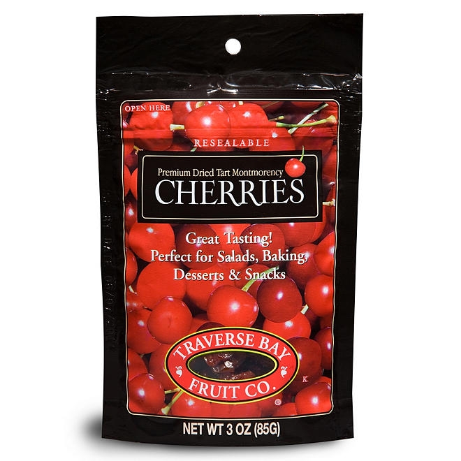 Traverse Bay Fruit Co. Premium Dried Montmorency Cherries, 3 oz., 12 pk. - Image 2