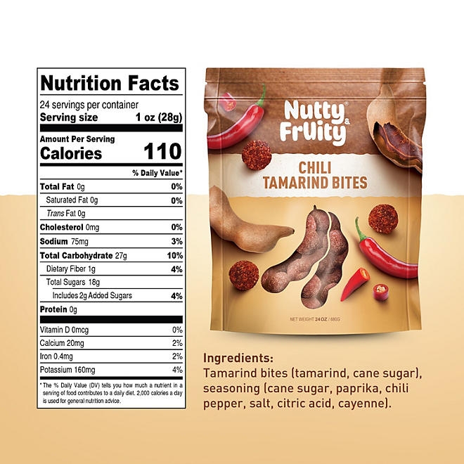 Nutty Fruity Chili Tamarind Bites, 24 oz. - Image 3