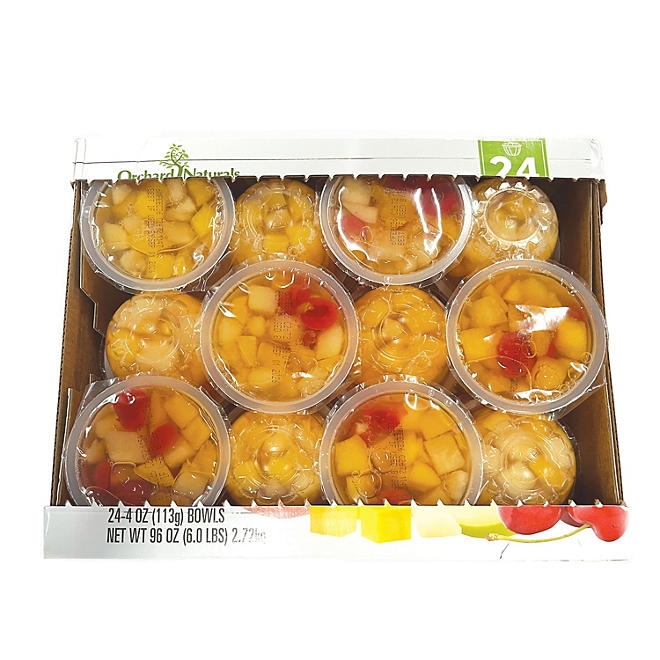 Orchard Natural Cherry Mixed Fruit in Fruit Juice 4 oz., 24 ct. - Image 4