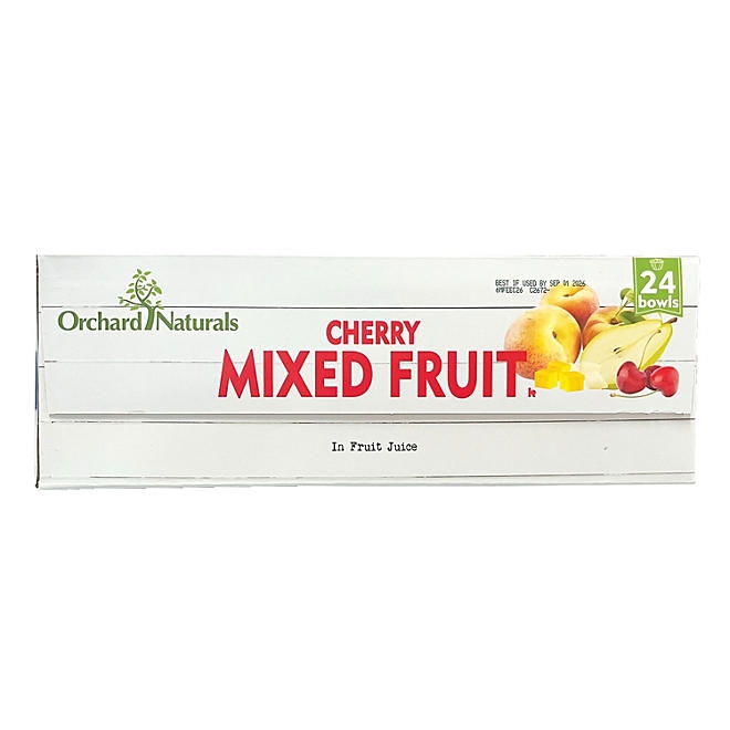 Orchard Natural Cherry Mixed Fruit in Fruit Juice 4 oz., 24 ct. - Image 9