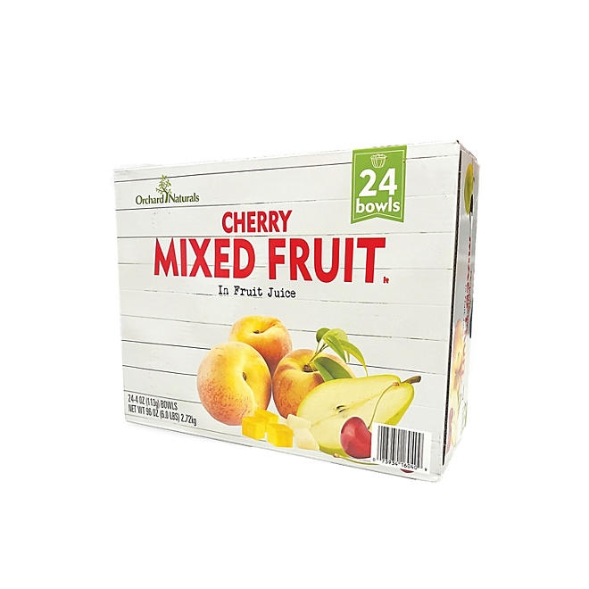 Orchard Natural Cherry Mixed Fruit in Fruit Juice 4 oz., 24 ct. - Image 10