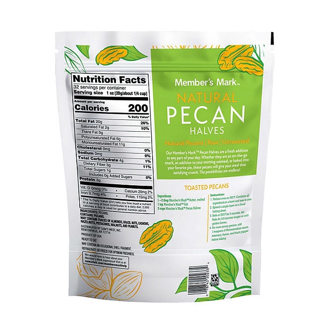 Member's Mark Natural Pecan Halves, 32 oz. - Image 3