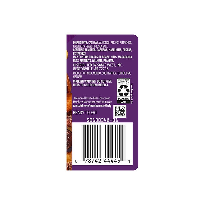 Member's Mark Deluxe Mixed Nuts with Sea Salt, 34 oz. - Image 6