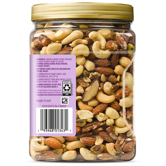 Member's Mark Lightly Salted Deluxe Mixed Nuts, 34 oz. - Image 6