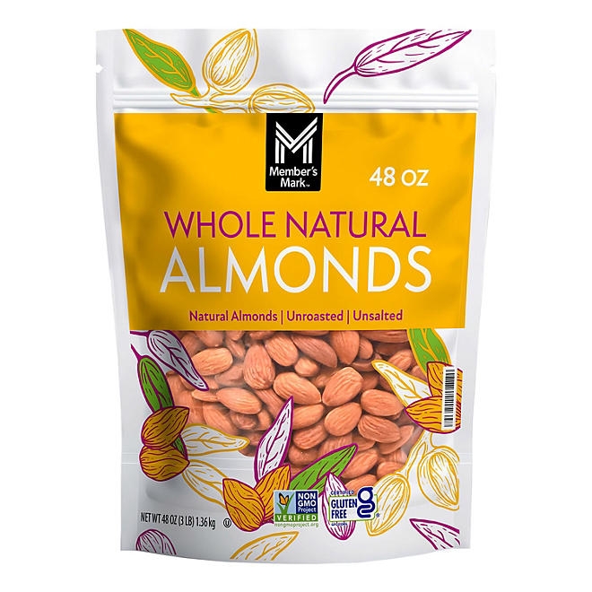 Member's Mark Natural Whole Almonds, 3 lbs. - Image 2