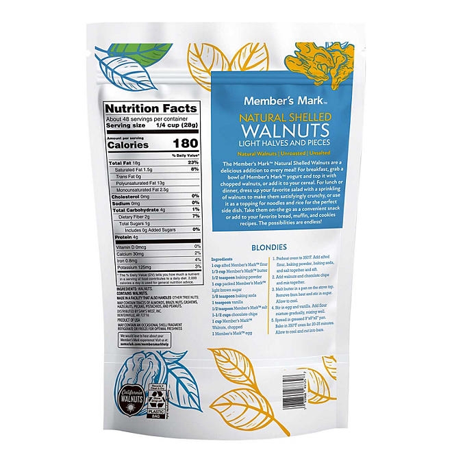 Member's Mark Natural Shelled Walnuts, 3 lbs. - Image 4