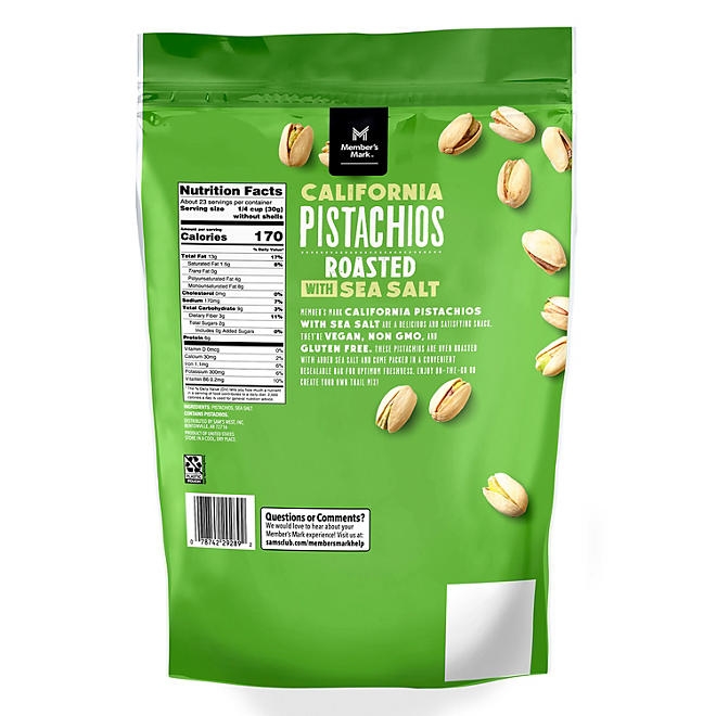 Member's Mark Roasted & Salted Pistachios, 48 oz. - Image 3