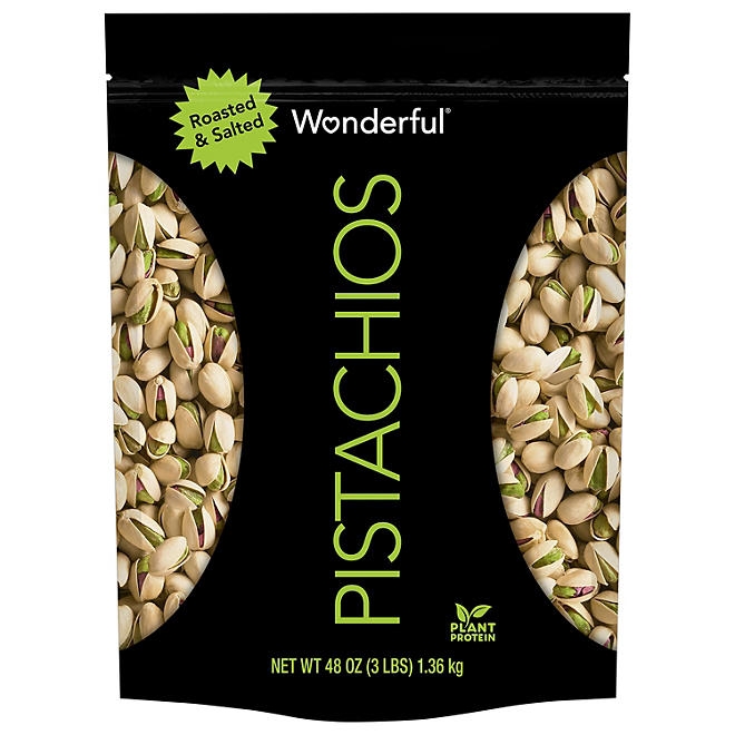 Wonderful Roasted & Salted Pistachios, 48 oz. - Image 2