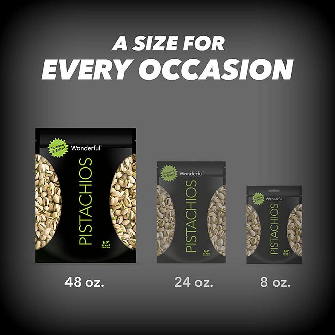Wonderful Roasted & Salted Pistachios, 48 oz. - Image 4