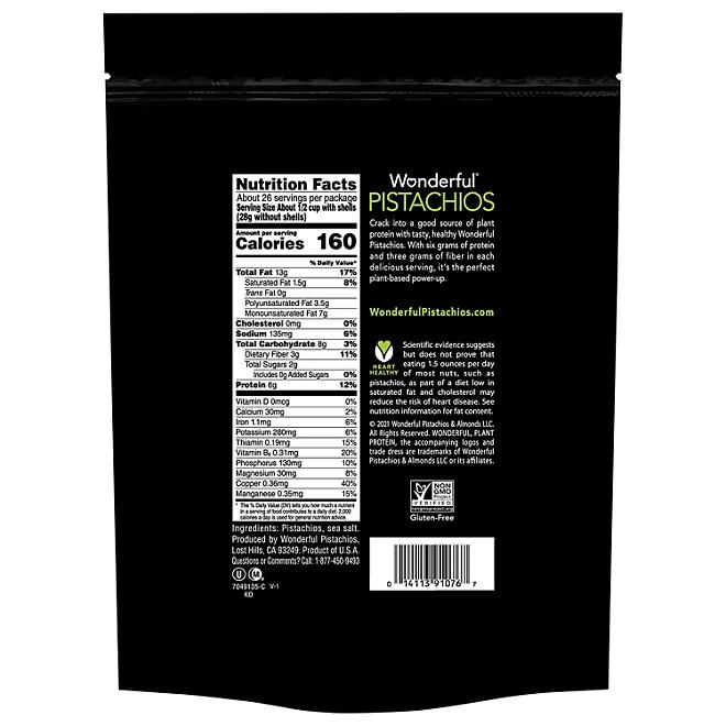 Wonderful Roasted & Salted Pistachios, 48 oz. - Image 10