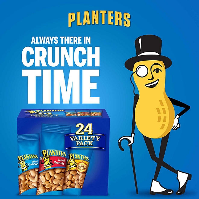 Planters Variety Pack Cashews & Peanuts, 24 pk. - Image 7